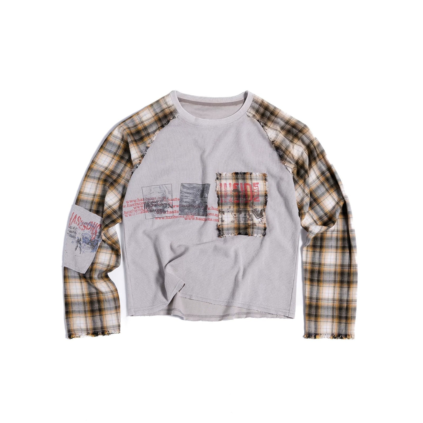 HAS2SONS 26FW 「Dissected Perception」Waffle Long‑Sleeve Tee 120