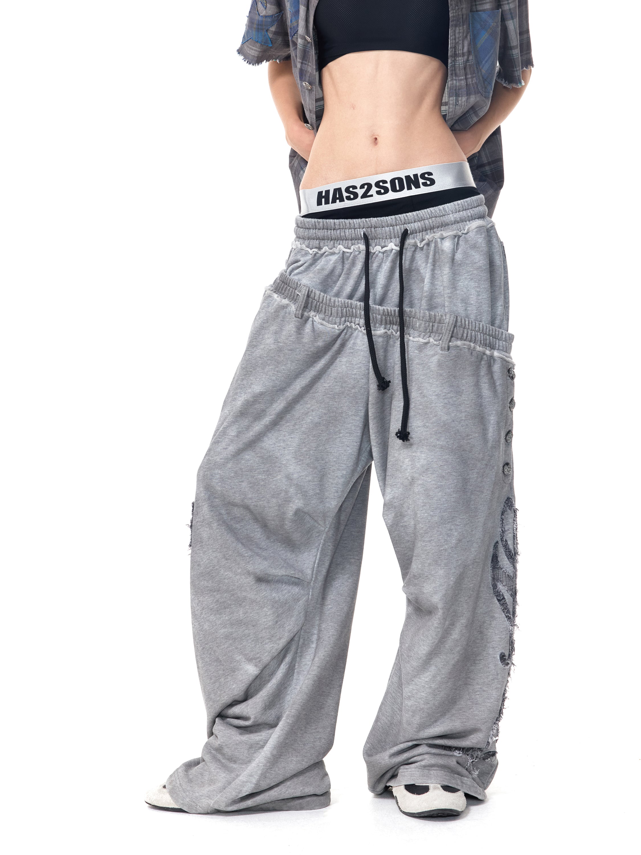HAS2SONS Dual Waist Sweatpants 104