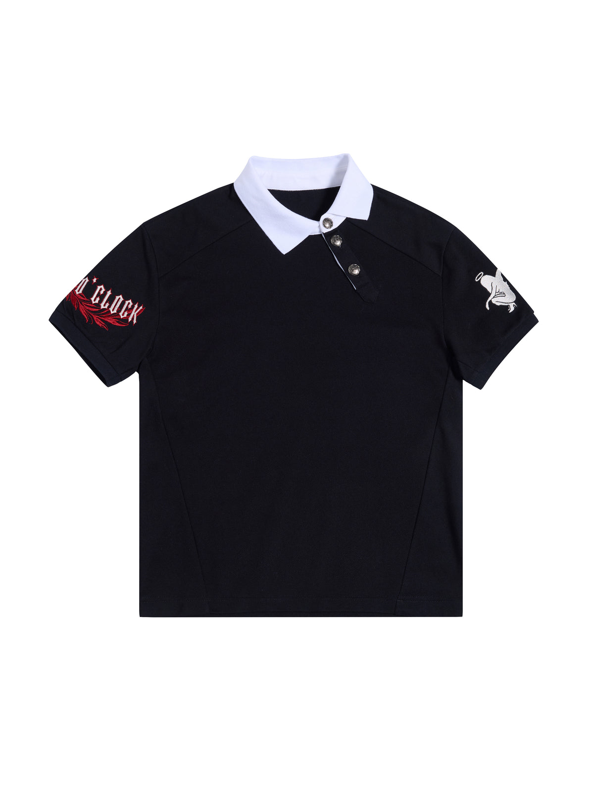 HAS2SONS Contrast Embroidery Polo 076