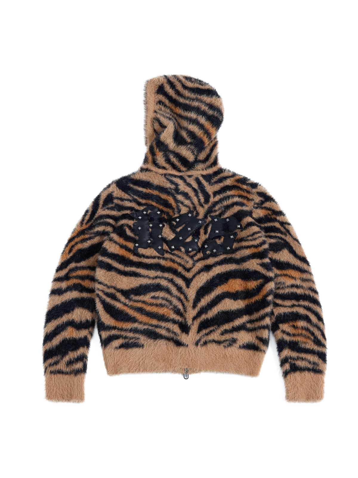 HAS2SONS 26FW “Roar” Tiger Jacquard Rivet Cardigan 131