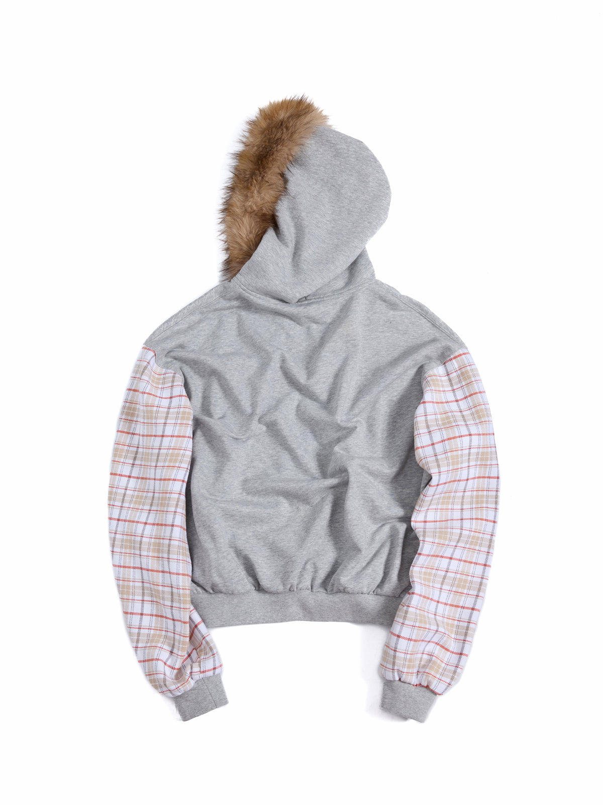 HAS2SONS「INSIDE NO LOVE」Detachable Fur Collar Streetwear Hoodie 124