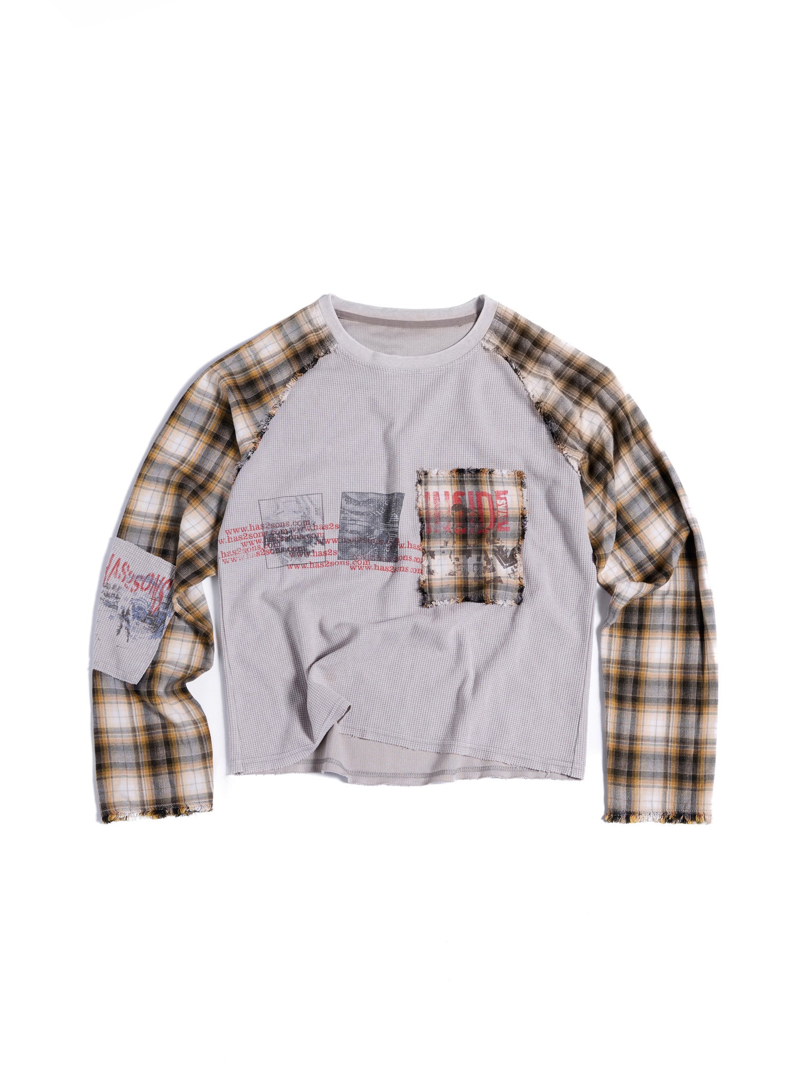 HAS2SONS 26FW 「Dissected Perception」Waffle Long‑Sleeve Tee 120