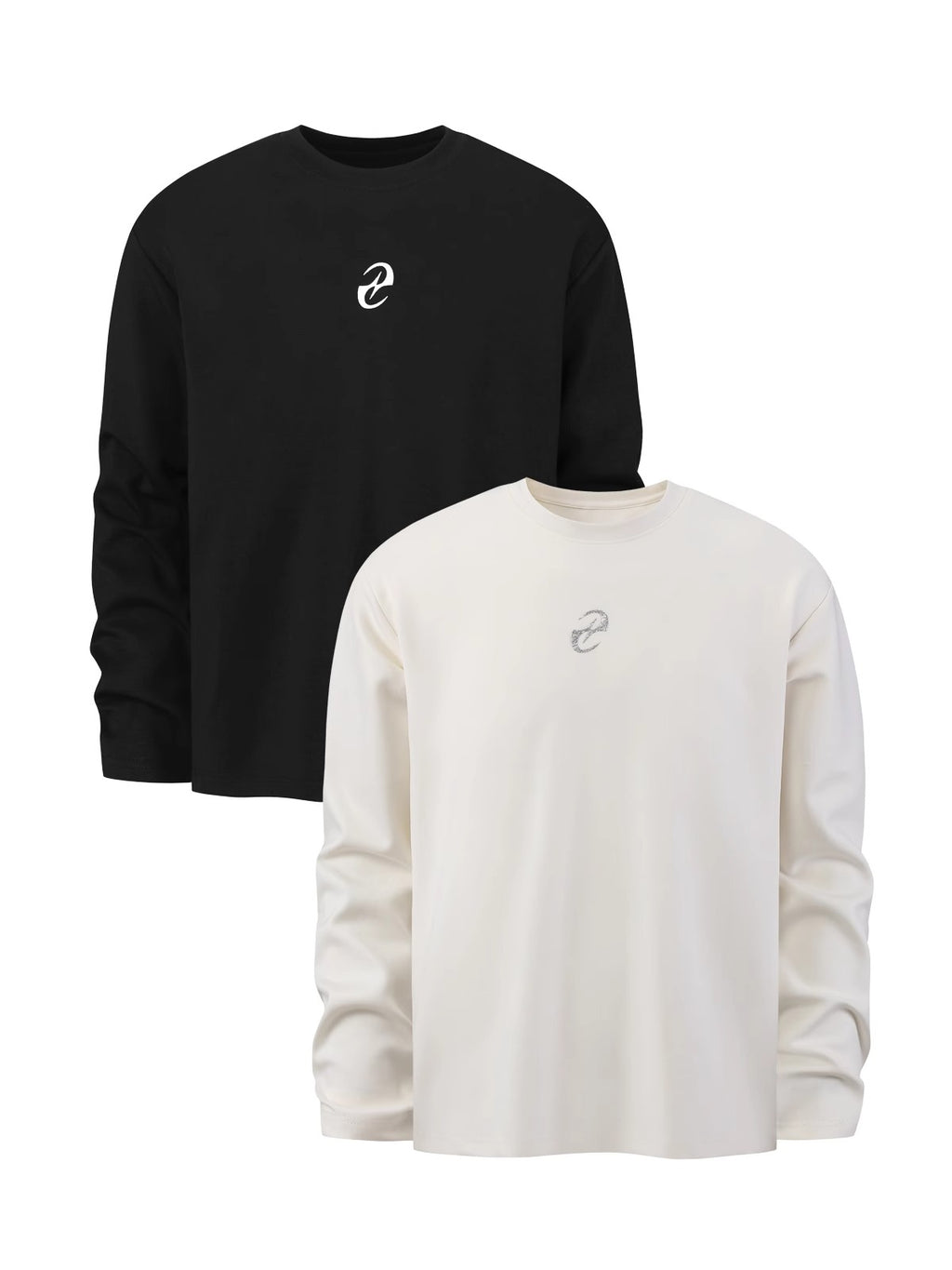 3Dオフセット両面空気層シワになりにくい長袖Tシャツベーストップ 300g