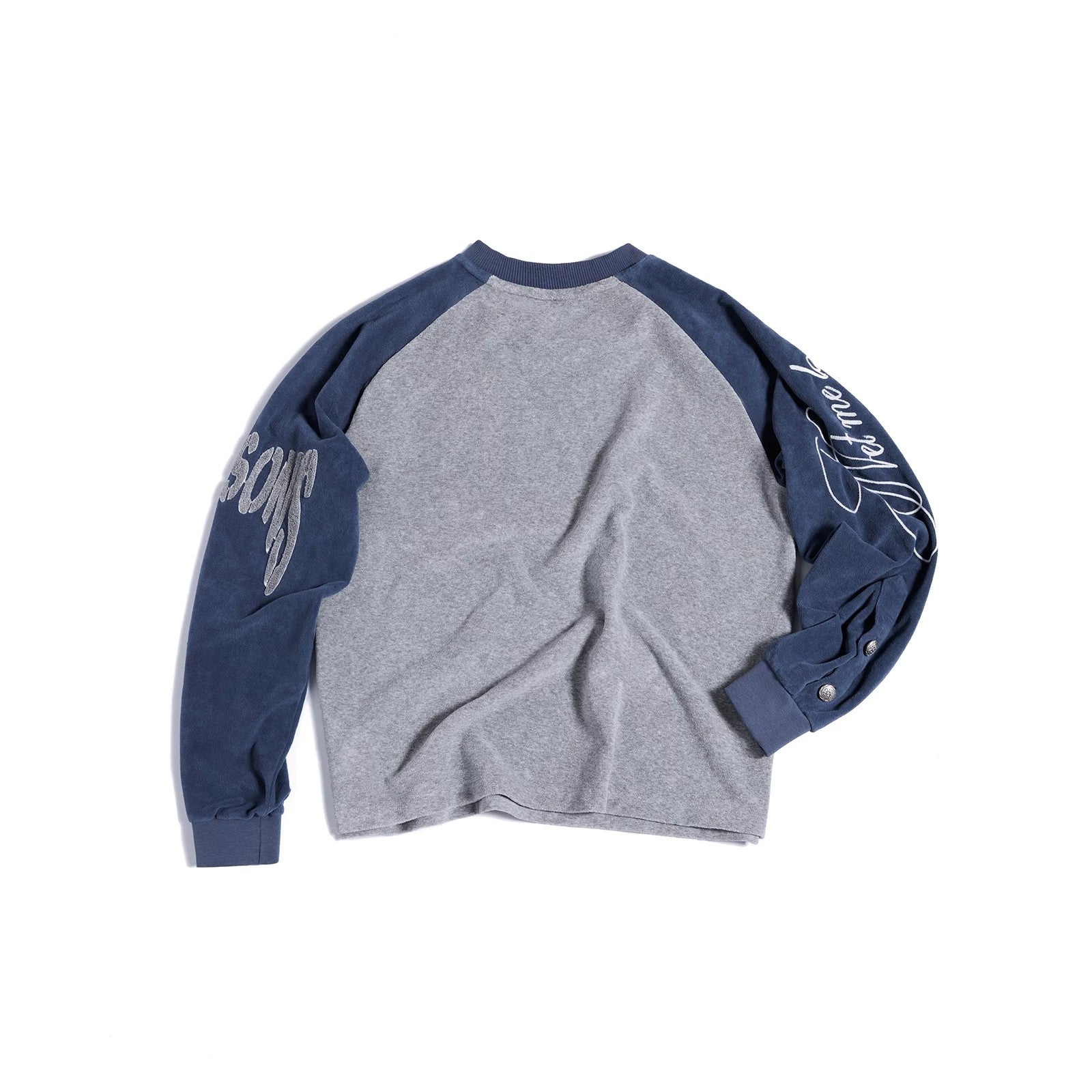 HAS2SONS 26FW「NET ME LOOP」Asymmetrical‑Collar Sweatshirt 121