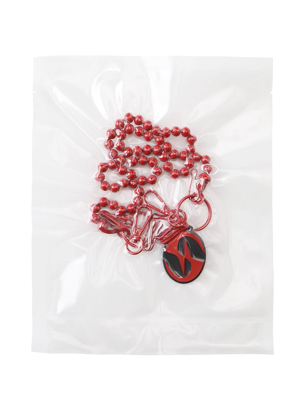 HAS2SONS red 8MM custom baked paint pants chain