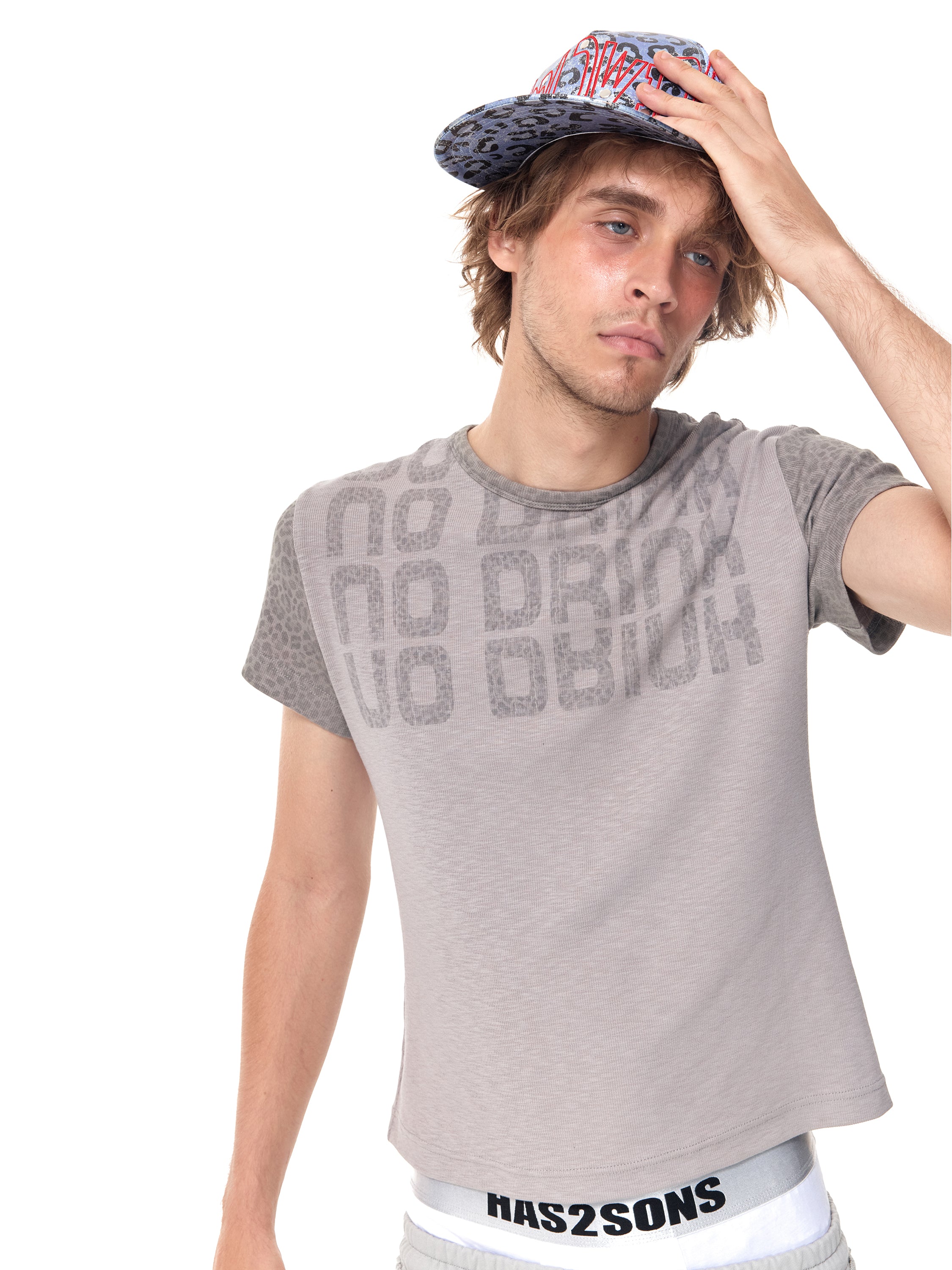 HAS2SONS Reverse Leopard Tee 106
