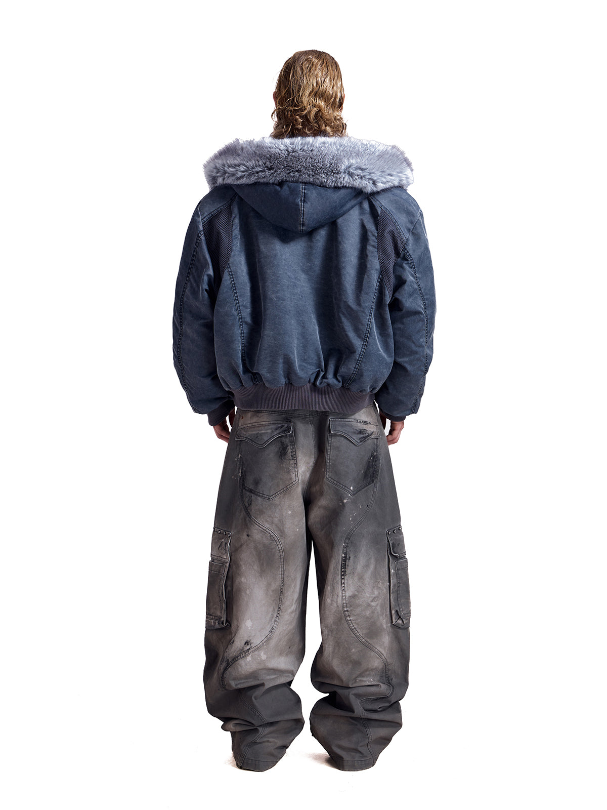 HAS2SONS25FWma1 version hooded cotton jacket 062