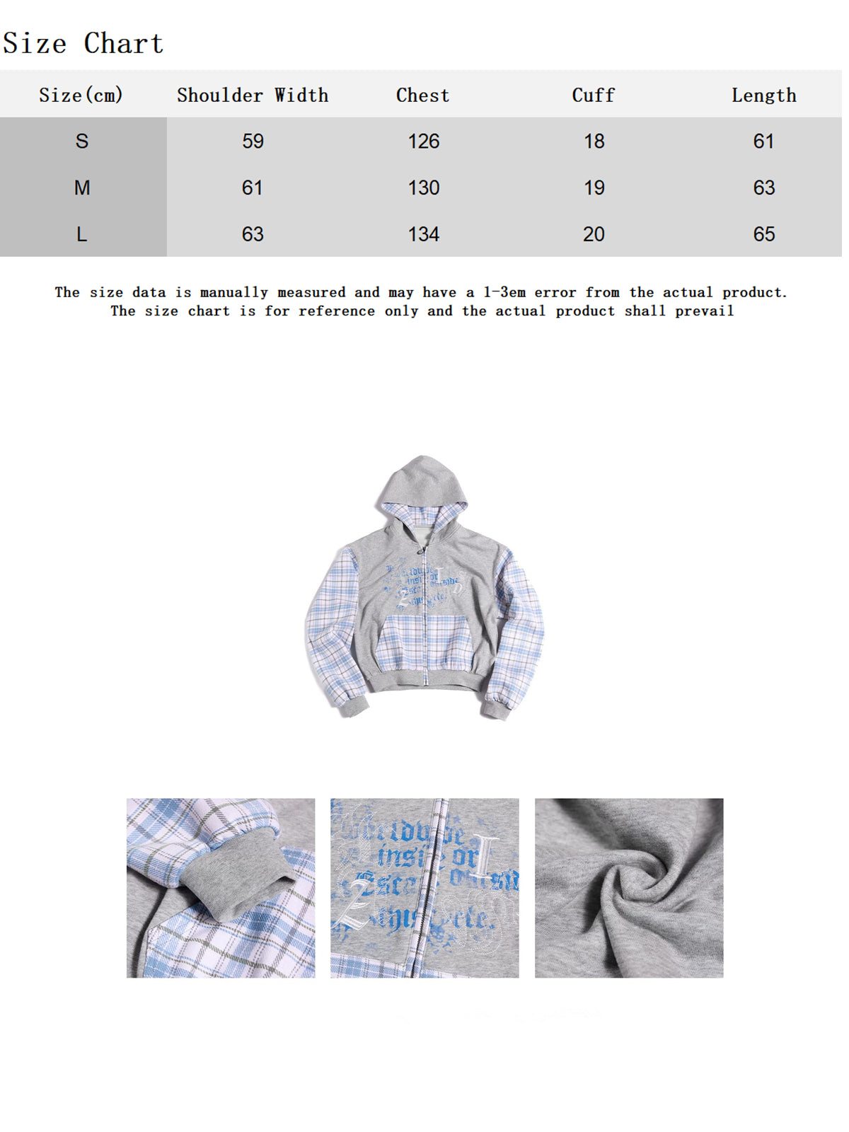 HAS2SONS 26FW「INSIDE NO LOVE」Patchwork Slogan Zip‑Up Hoodie 123