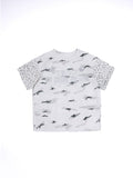 HAS2SONS Intoxicating Camo Vintage Camo Print Spliced Loose Streetwear Tee 088