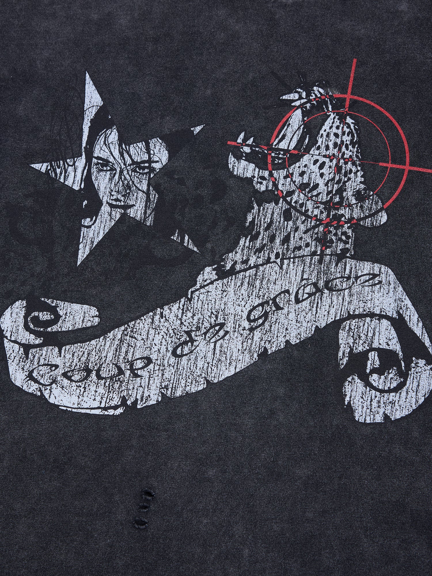 HAS2SONS "Tour" Hunting Washed Distressed Crew Tee