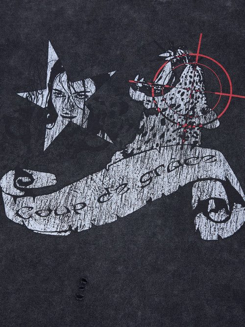 HAS2SONS "Tour" Hunting Washed Distressed Crew Tee