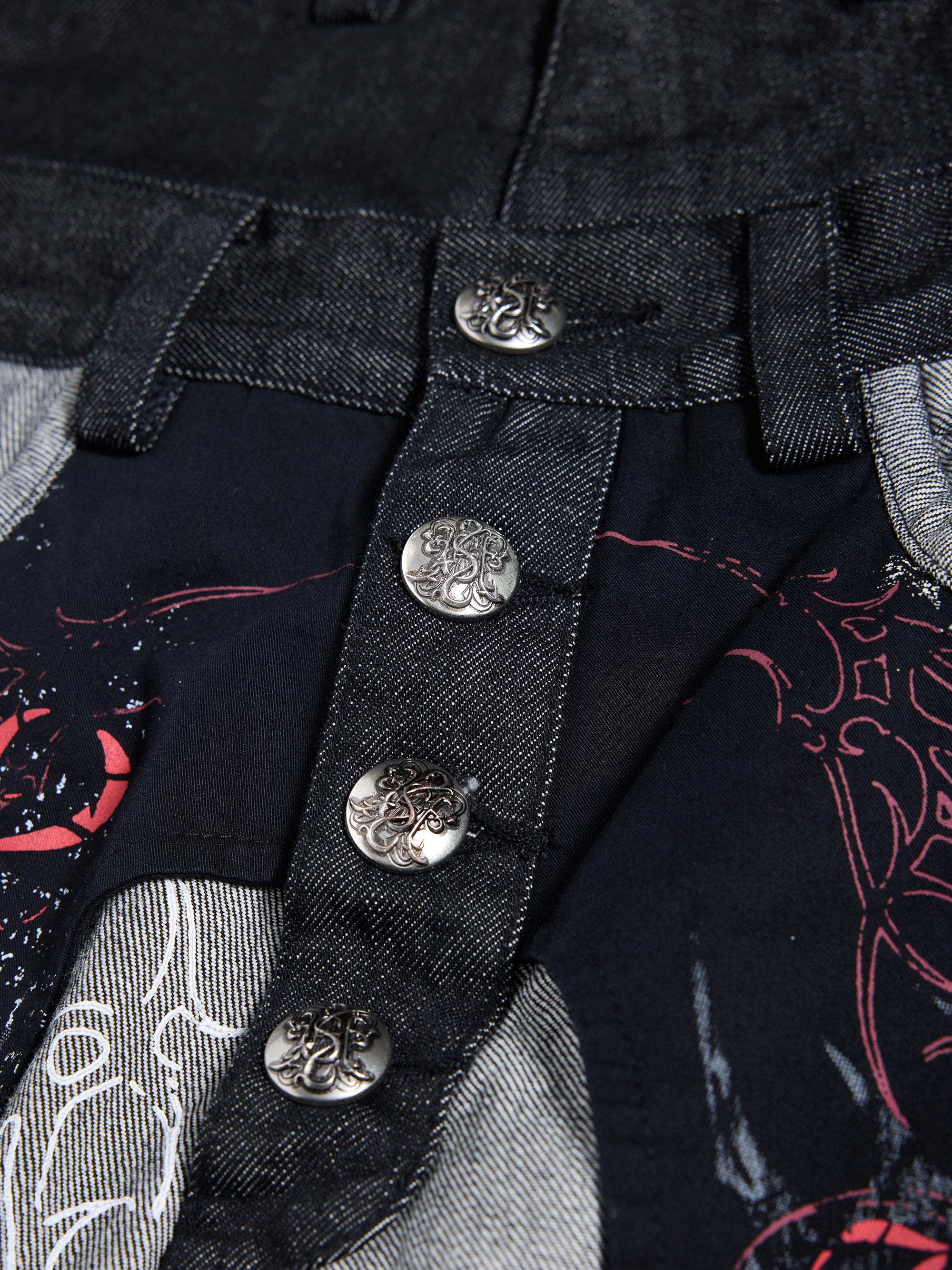 HAS2SONS 26SS Reverse Raw Denim Red Selvedge Inside-Out Dual Waistband Jeans 083