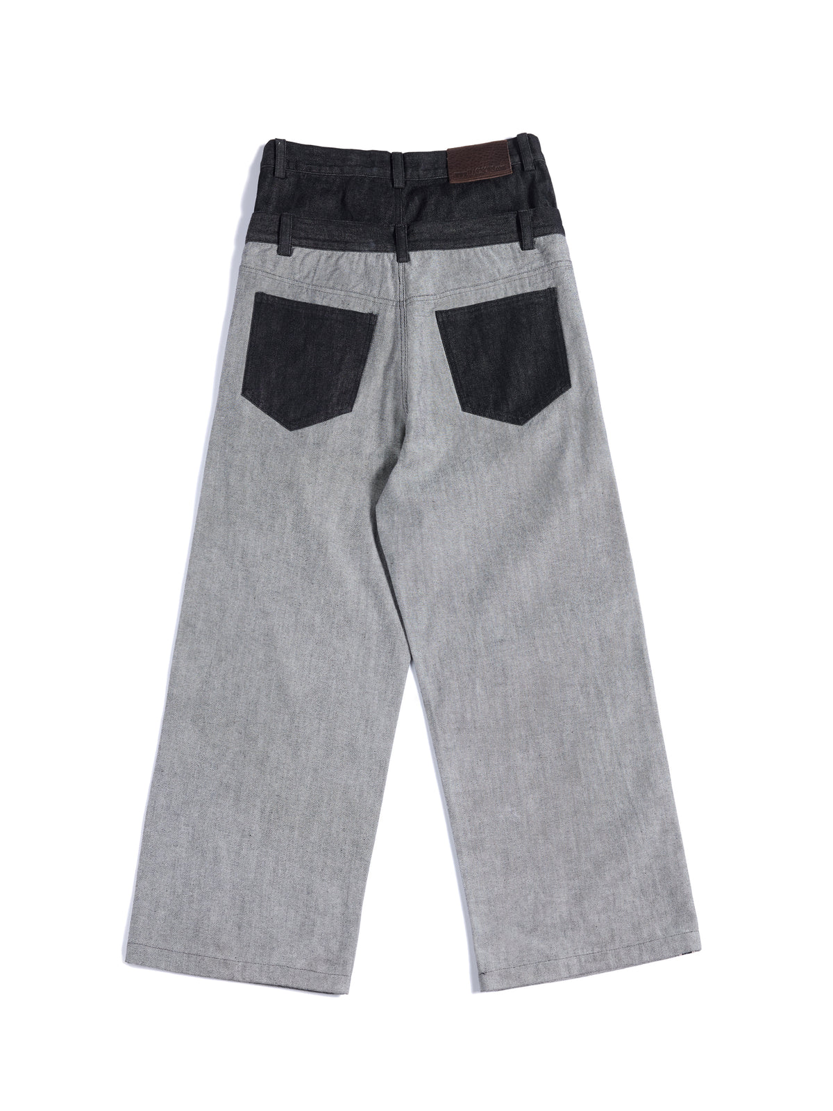 HAS2SONS Reverse Dual Waist Raw Jeans 083