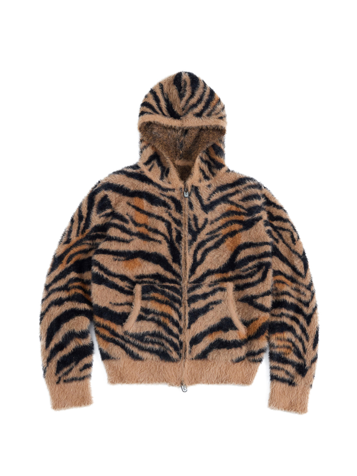 HAS2SONS 26FW “Roar” Tiger Jacquard Rivet Cardigan