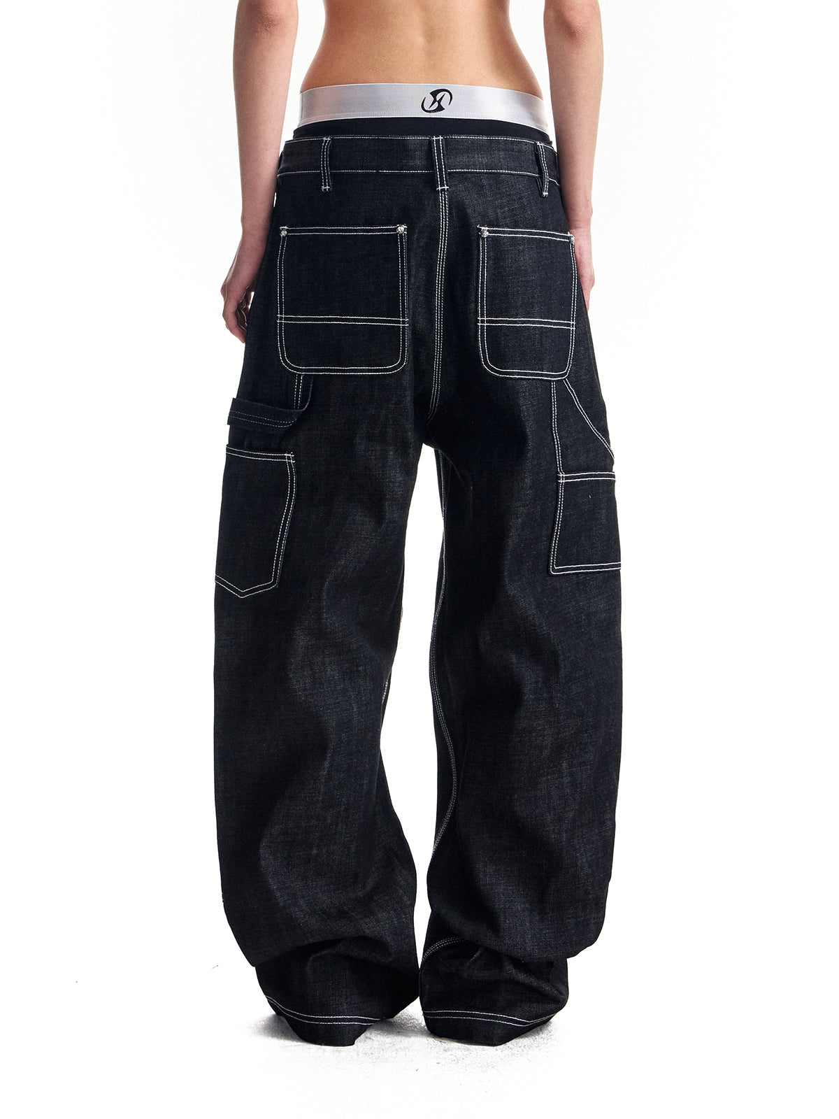 HAS2SONS original cow rivet straight leg jeans