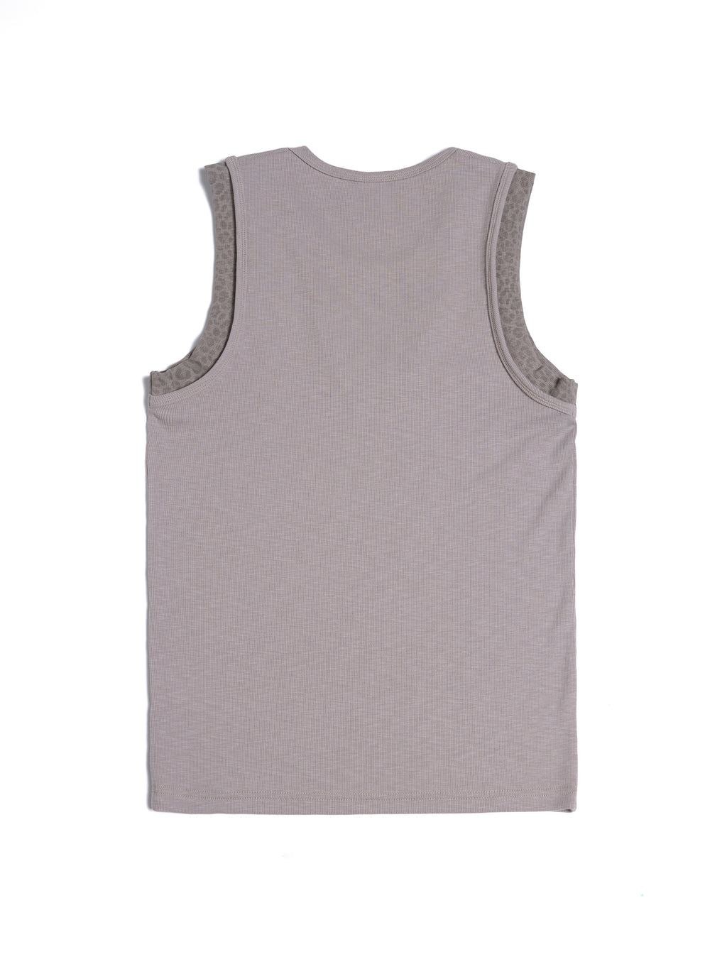HAS2SONS 「DRUNK RIFF」Leopard Spliced Fake Two-Tone Slim Tank Top 095