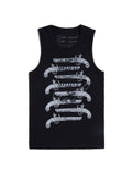 HAS2SONS Solo Full Force Blunderbuss Print Slim Sleeveless Tank Top 092