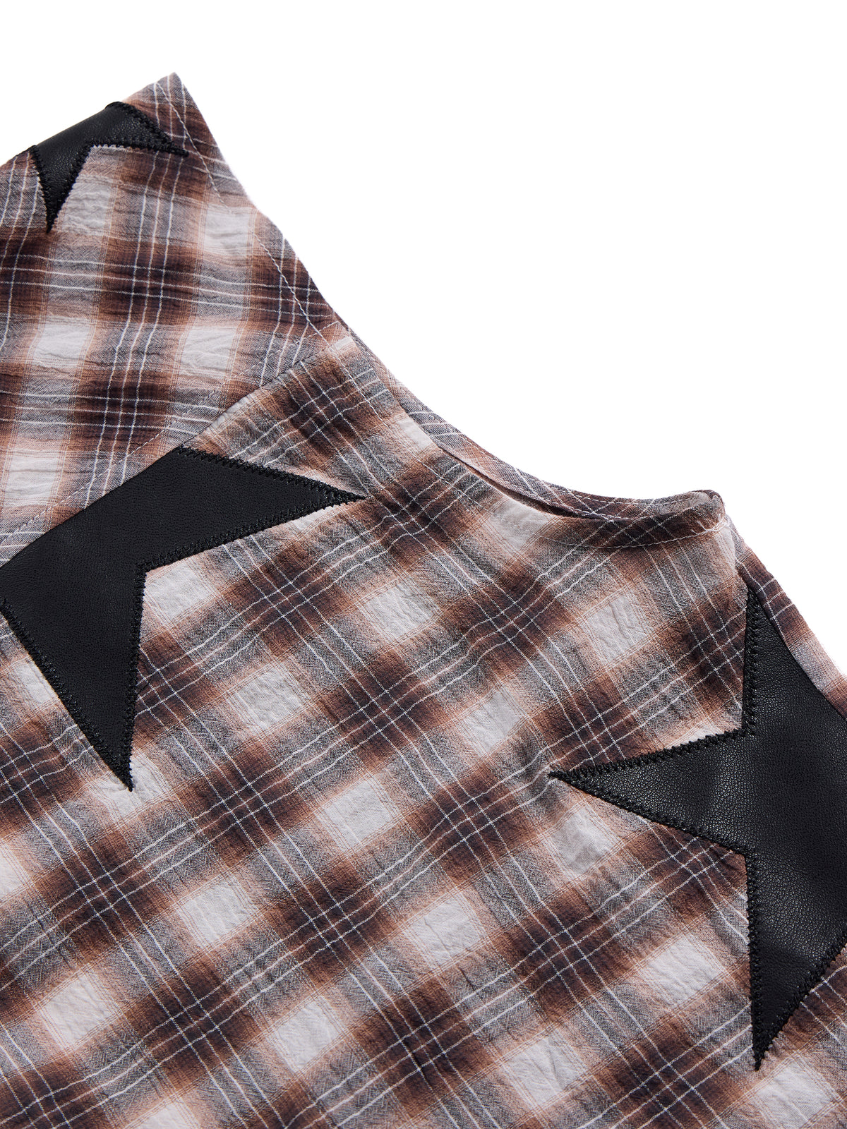 HAS2SONS Plaid Hooded Vest 112
