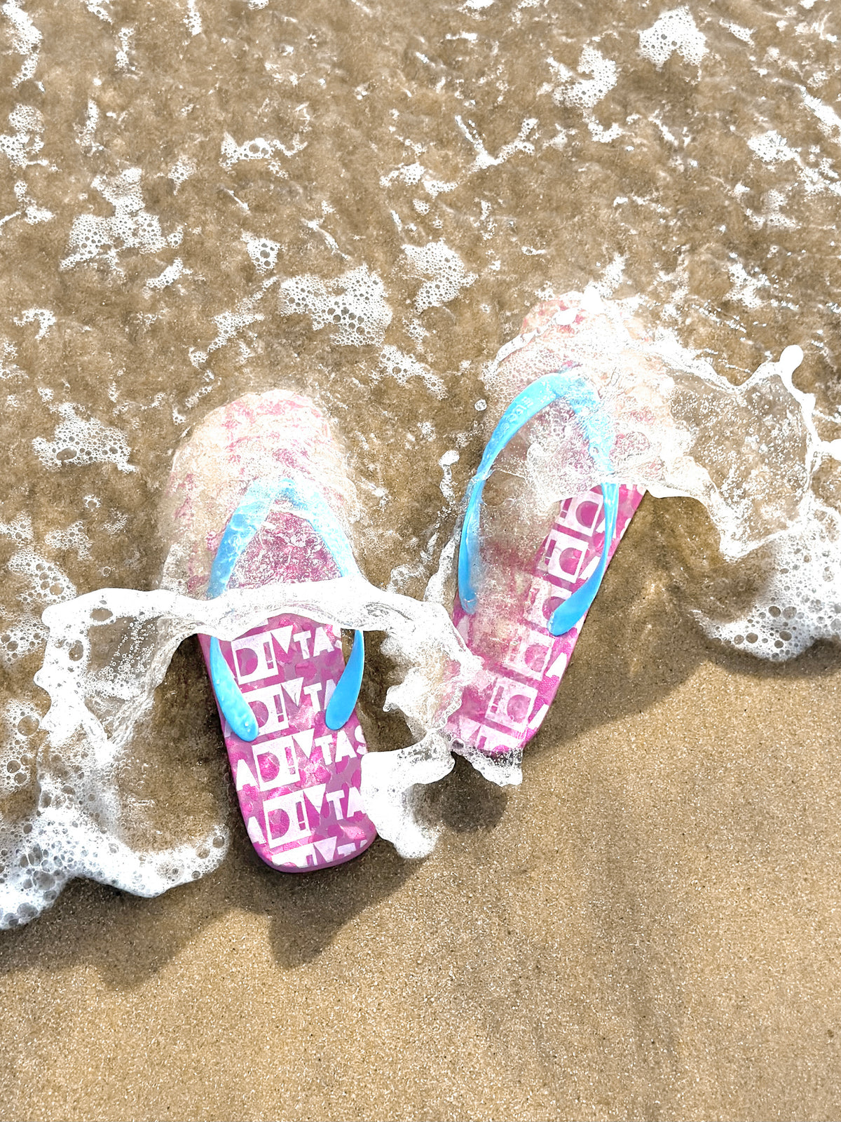 HAS2SONS Pink Leopard Print Anti-Slip Flip Flops 117