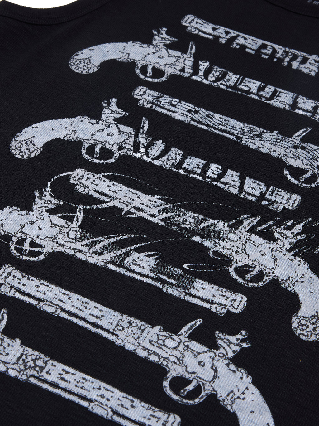 HAS2SONS Solo Full Force Blunderbuss Print Slim Sleeveless Tank Top 092