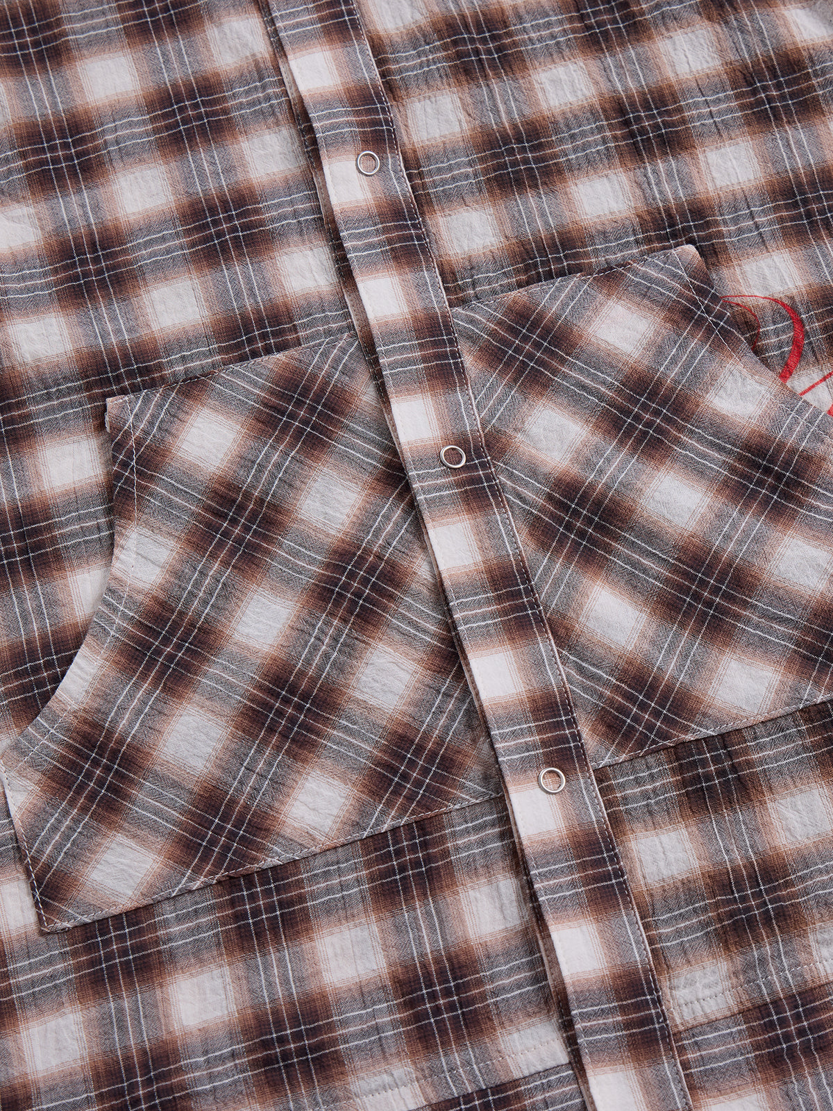 HAS2SONS Plaid Hooded Vest 112