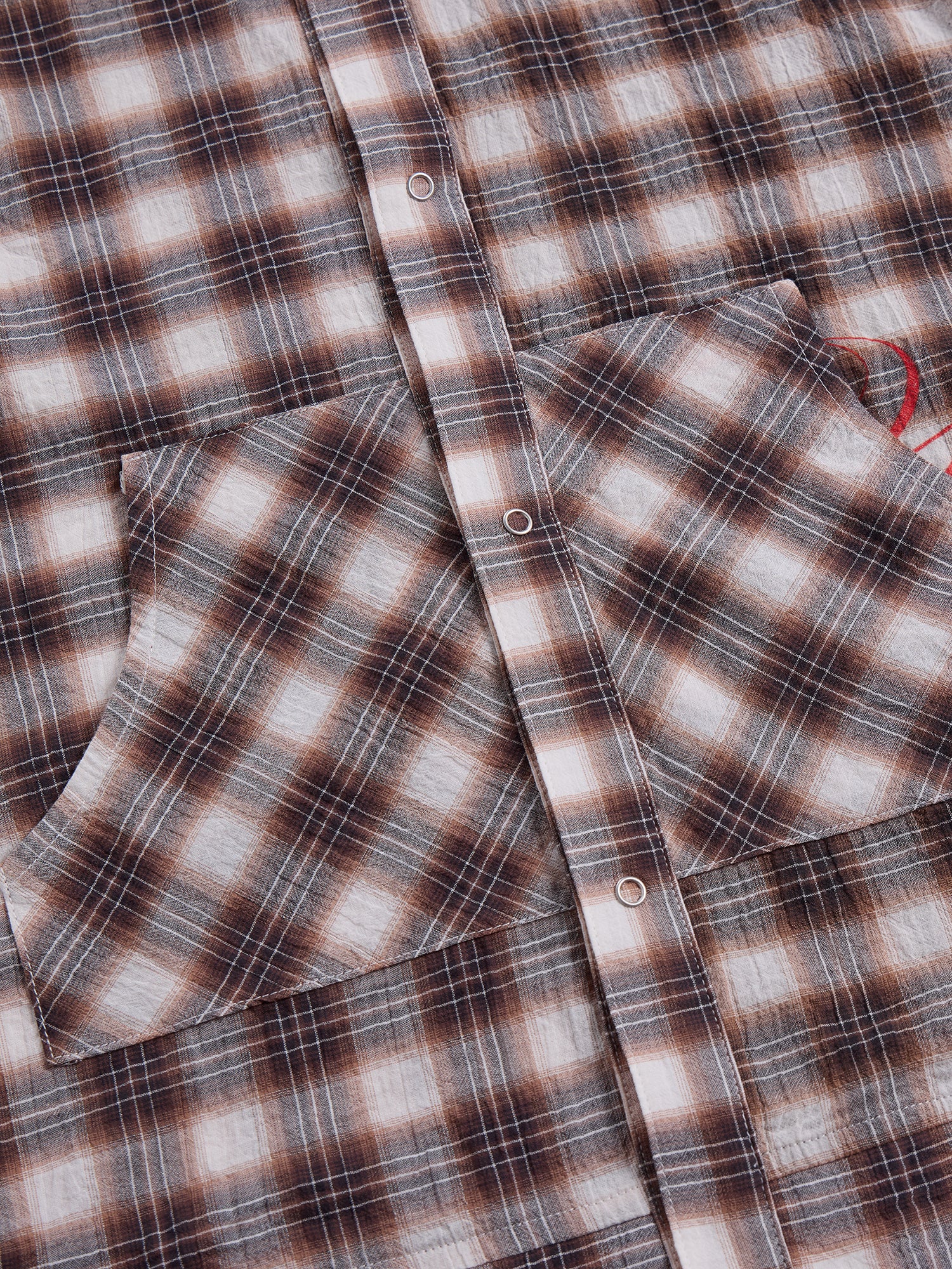 HAS2SONS Plaid Hooded Vest