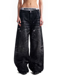 HAS2SONS Black Bull Heavy Wash Water 14.5oz Jeans