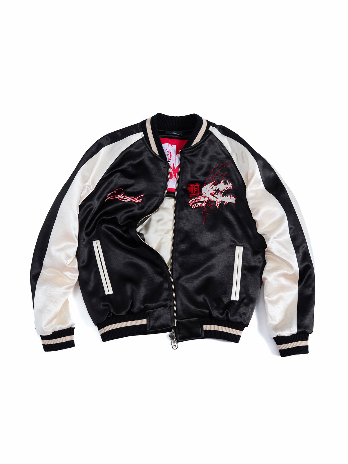 HAS2SONS 26FW Champagne Black Streetwear Bomber 134
