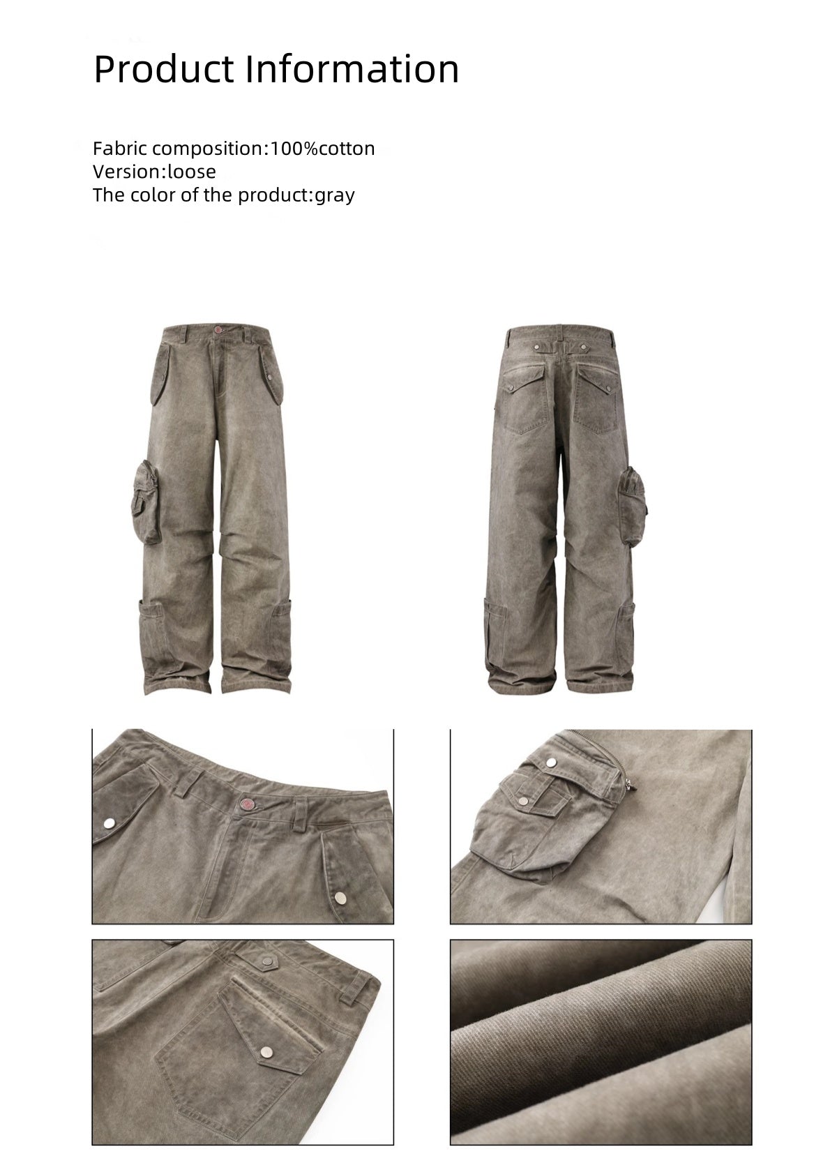 HAS2SONS vintage New Vintage distressed paratrooper pants