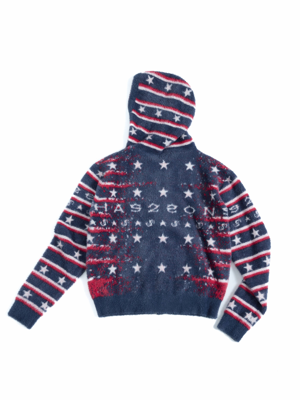 HAS2SONS 26FW 「Star Born」Faux Mink Hooded Knit Cardigan 129