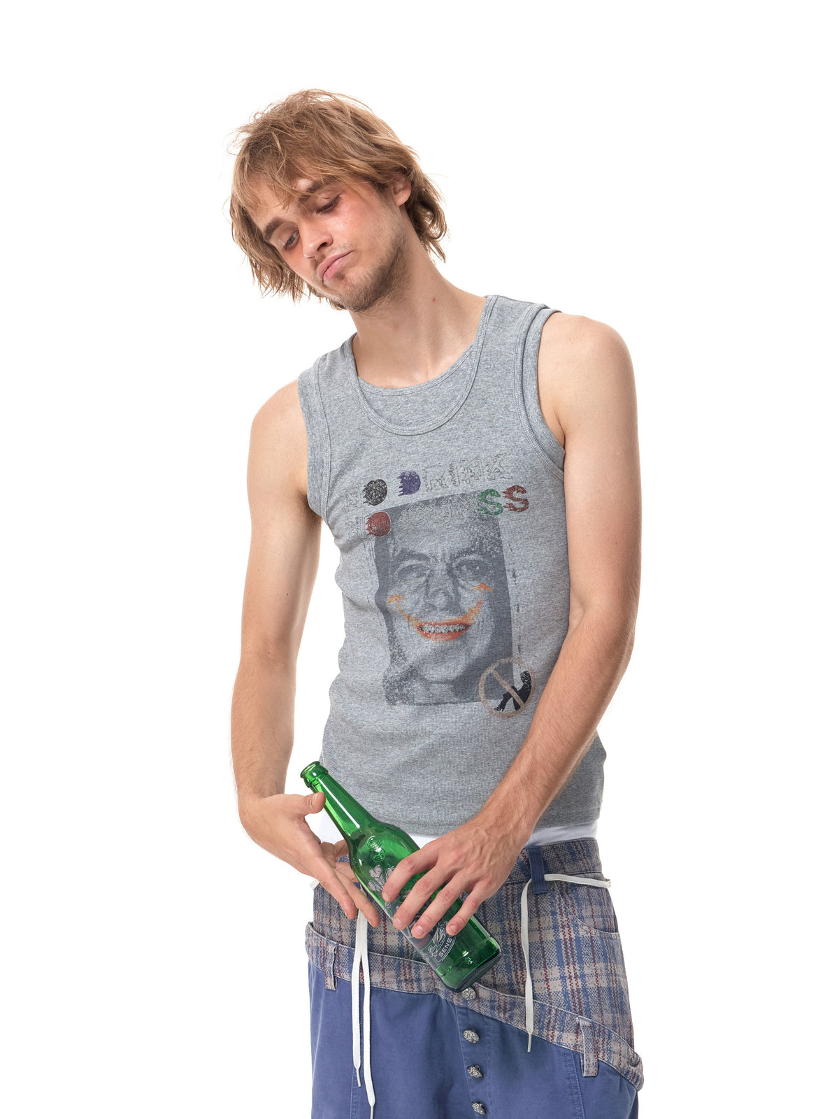HAS2SONS Dual Print Slim Tank 094