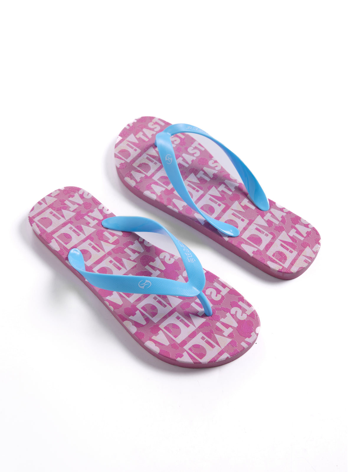 HAS2SONS Pink Leopard Print Anti-Slip Flip Flops 117