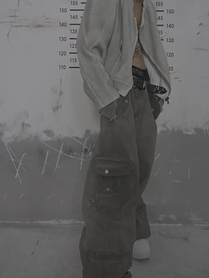 HAS2SONS vintage New Vintage distressed paratrooper pants